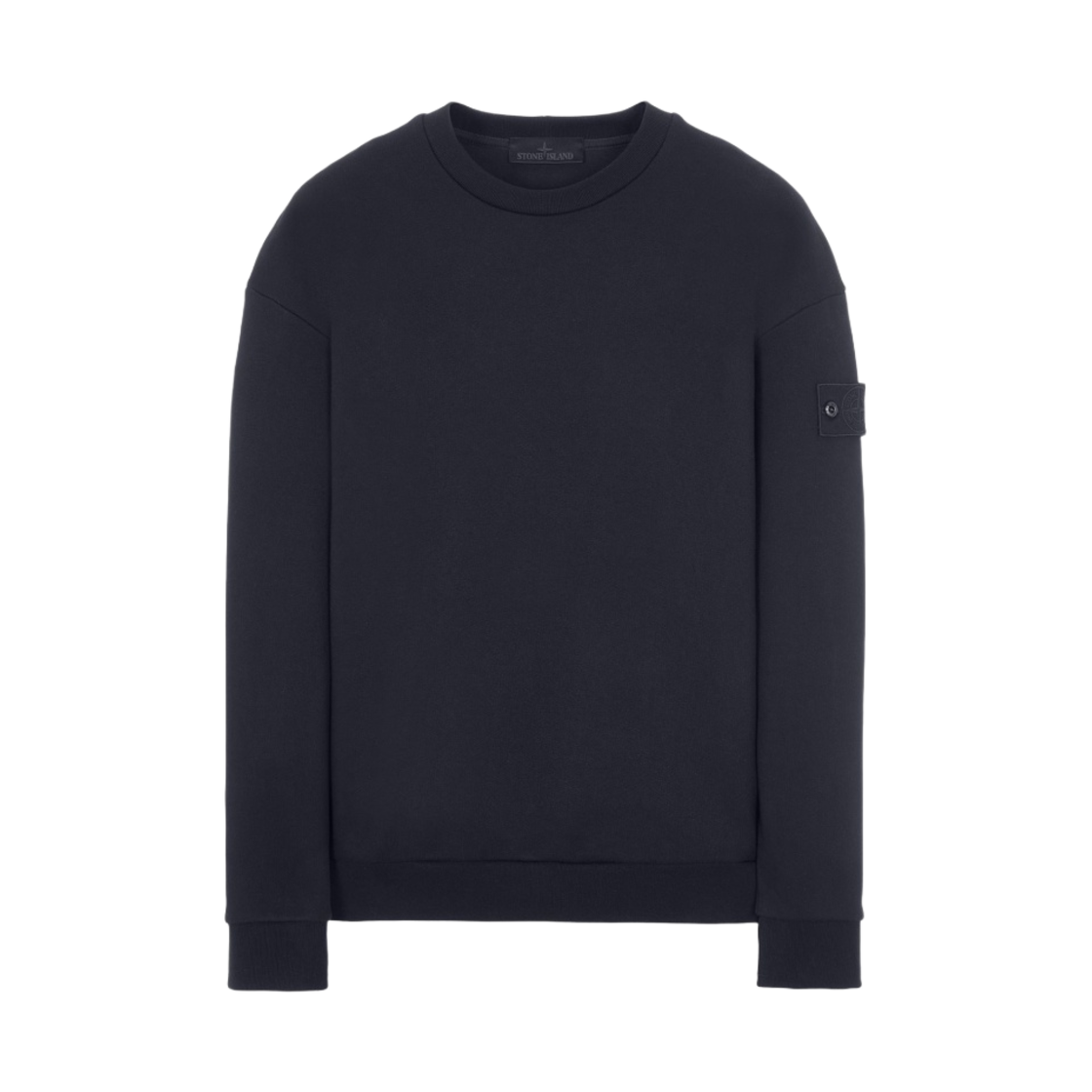 스톤 아일랜드 633F3 고스트 피스 코튼 저지 크루넥 스웨트셔츠 네이비 블루 - 22FW(Stone Island 633F3 Ghost Piece Cotton Jersey Crewneck Sweatshirt Navy Blue - 22FW) - 1