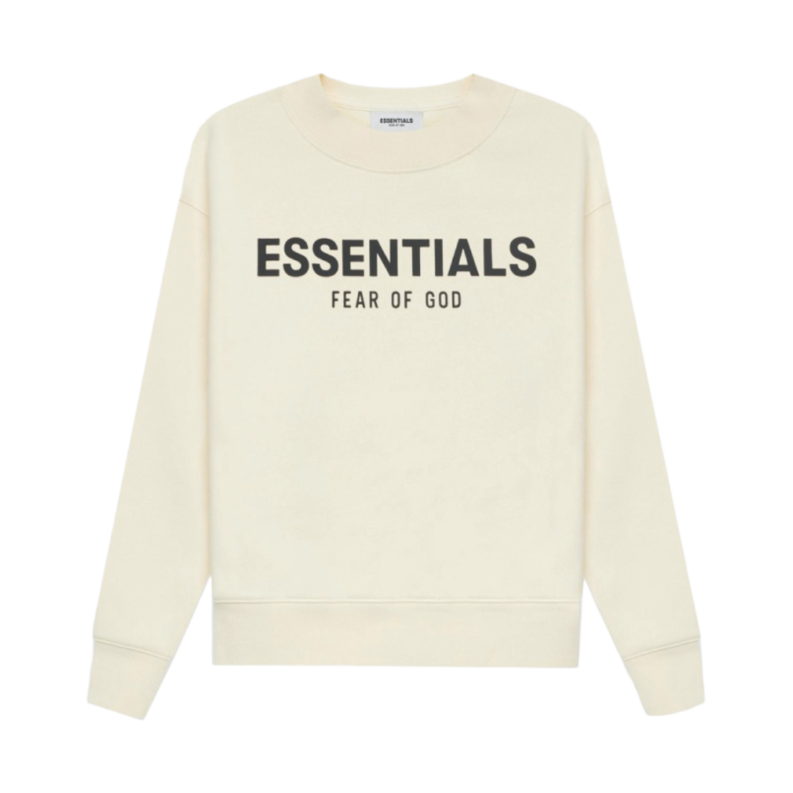 - (Kids) Essentials Pull-Over Crewneck Sweatshirt Cream - 21SS