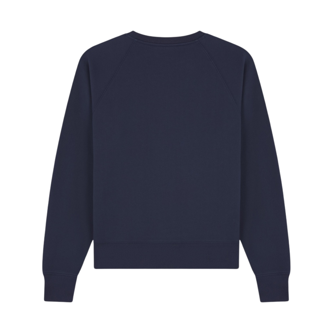 (W) 메종 키츠네 캠퍼스 폭스 어드저스티드 스웨트셔츠 네이비((W) Maison Kitsune Campus Fox Adjusted Sweatshirt Navy) - 2