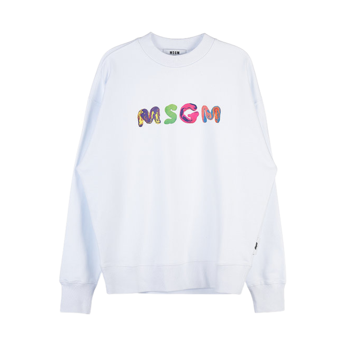 엠에스지엠 로고 프린트 스웨트셔츠 화이트(MSGM Logo Print Sweatshirt White)