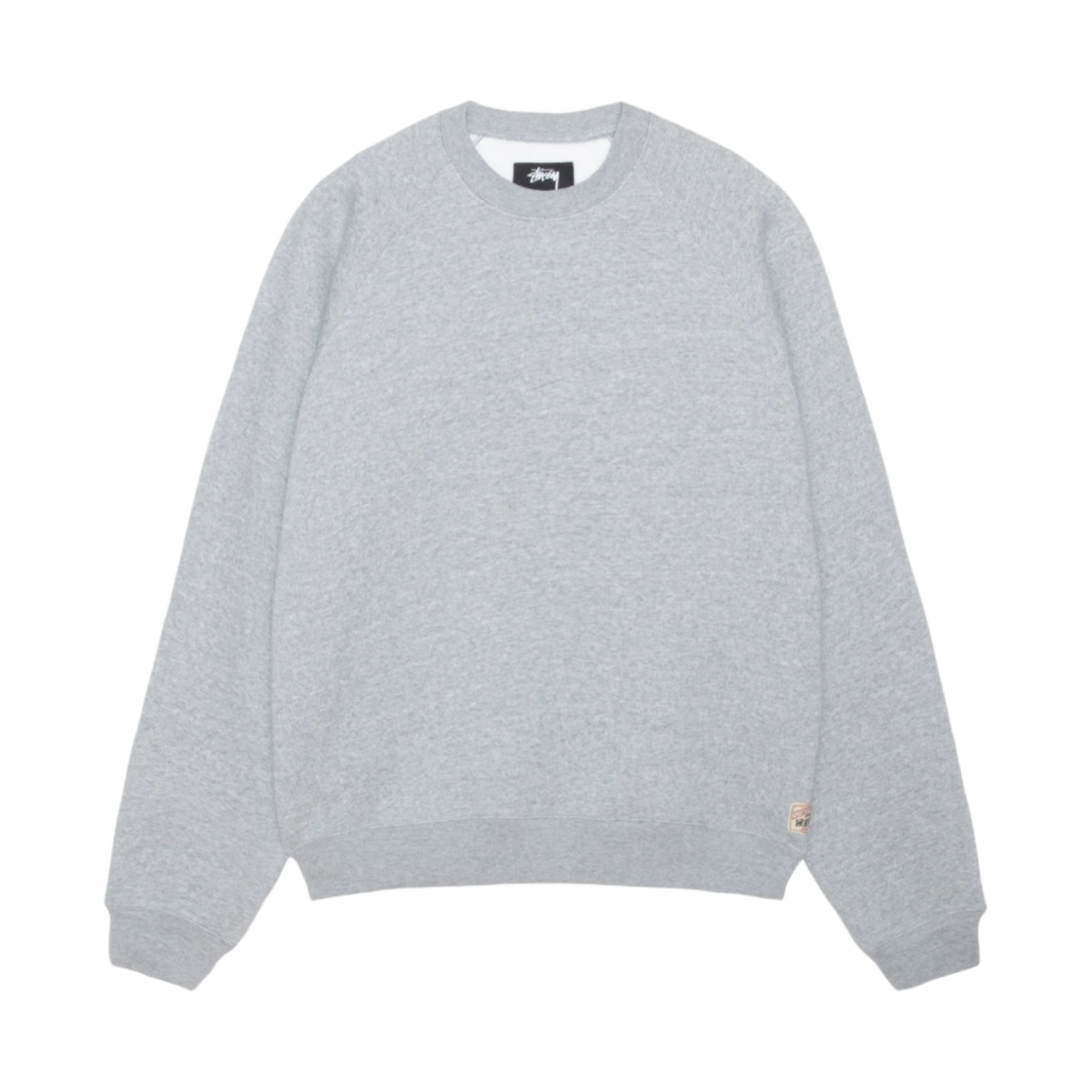 스투시 플리스 래글런 크루 그레이 헤더(Stussy Fleece Raglan Crew Grey Heather) - 1
