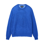 Stussy S Loose Knit Sweater Blue