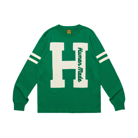 휴먼 메이드 니트 스웨터 #1 그린 | Human Made | KREAM