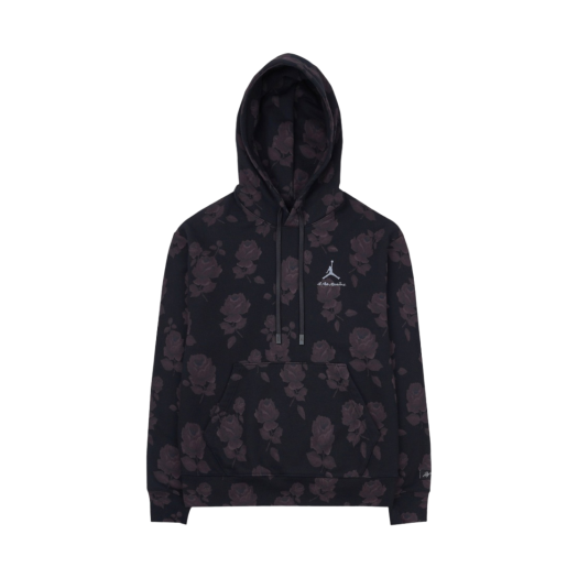 Jordan x A Ma Maniere All Over Print Fleece Hoodie Black - Asia