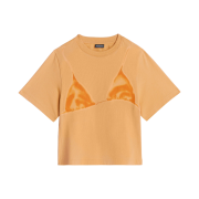 (W) Jacquemus Le T-shirt Bikini Print Wet Effect Yellow