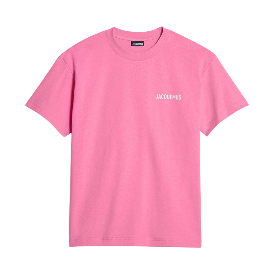 자크뮈스 르 티셔츠 자크뮈스 로고 티셔츠 핑크(Jacquemus Le T-Shirt Jacquemus Logo T-Shirt Pink) - 1