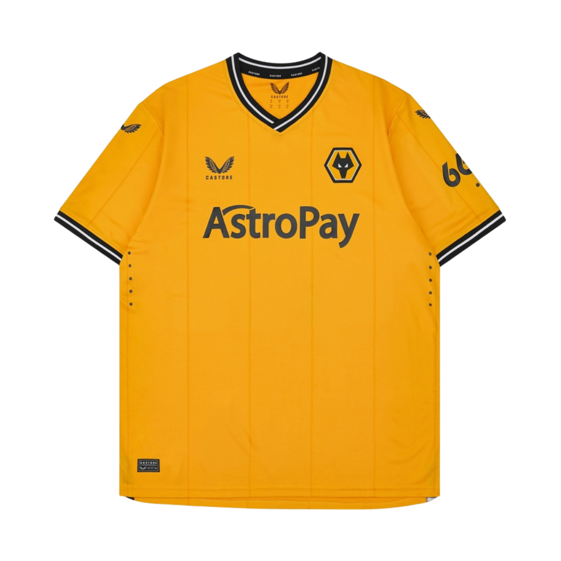 TM4137 Castore Wolves 2023/24 Pro Home Shirt Yellow - (Non Marking Ver.)