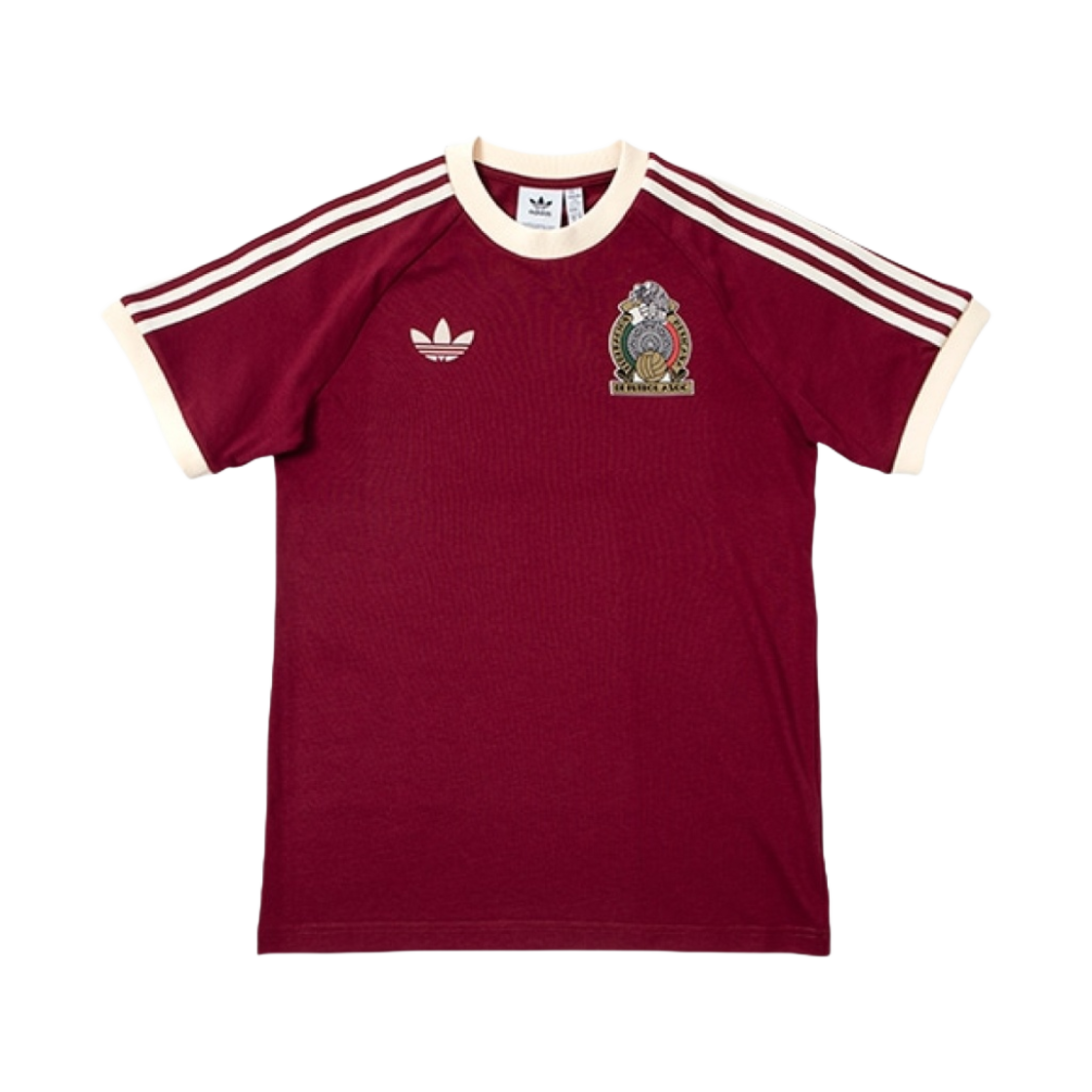 아디다스 멕시코 아디컬러 3S 티셔츠 노블 마룬 - KR 사이즈