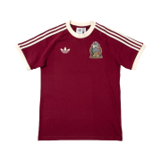 Adidas Mexico Adicolor 3S T-Shirt Noble Maroon - KR Sizing