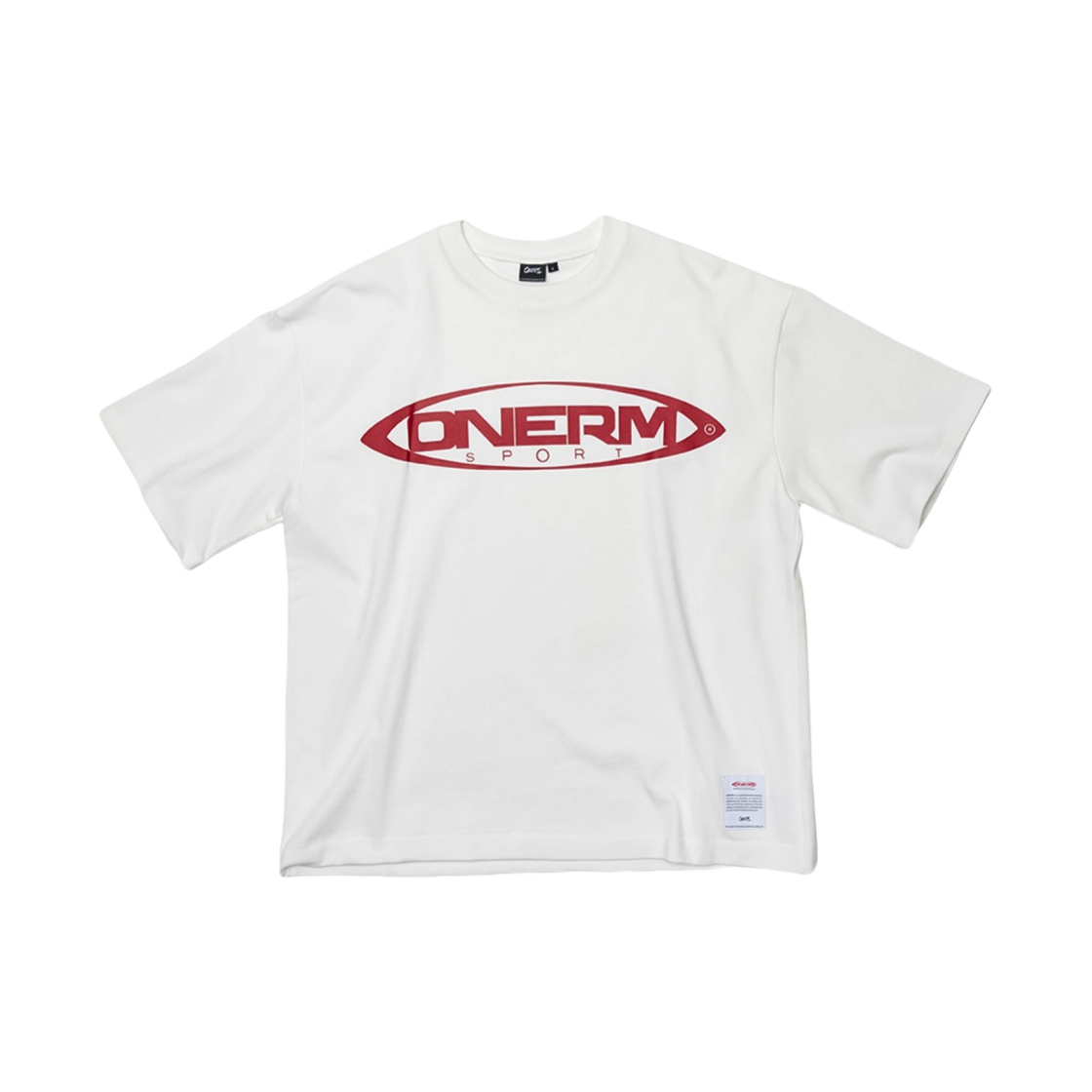 원알엠 파나타 패러디 오버핏 티셔츠 오프 화이트(ONERM Panatta Parody Overfit T-Shirt Off White)