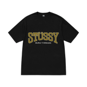 Stussy Burly Threads Pigment Dyed T-Shirt Black