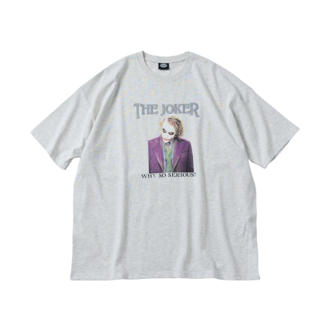 프릭스 스토어 다크 나이트 스페셜 오더 크루넥 프린티드 티셔츠 그레이(Freak's Store Dark Knight Special Order Crew Neck Printed T-Shirt Gray)