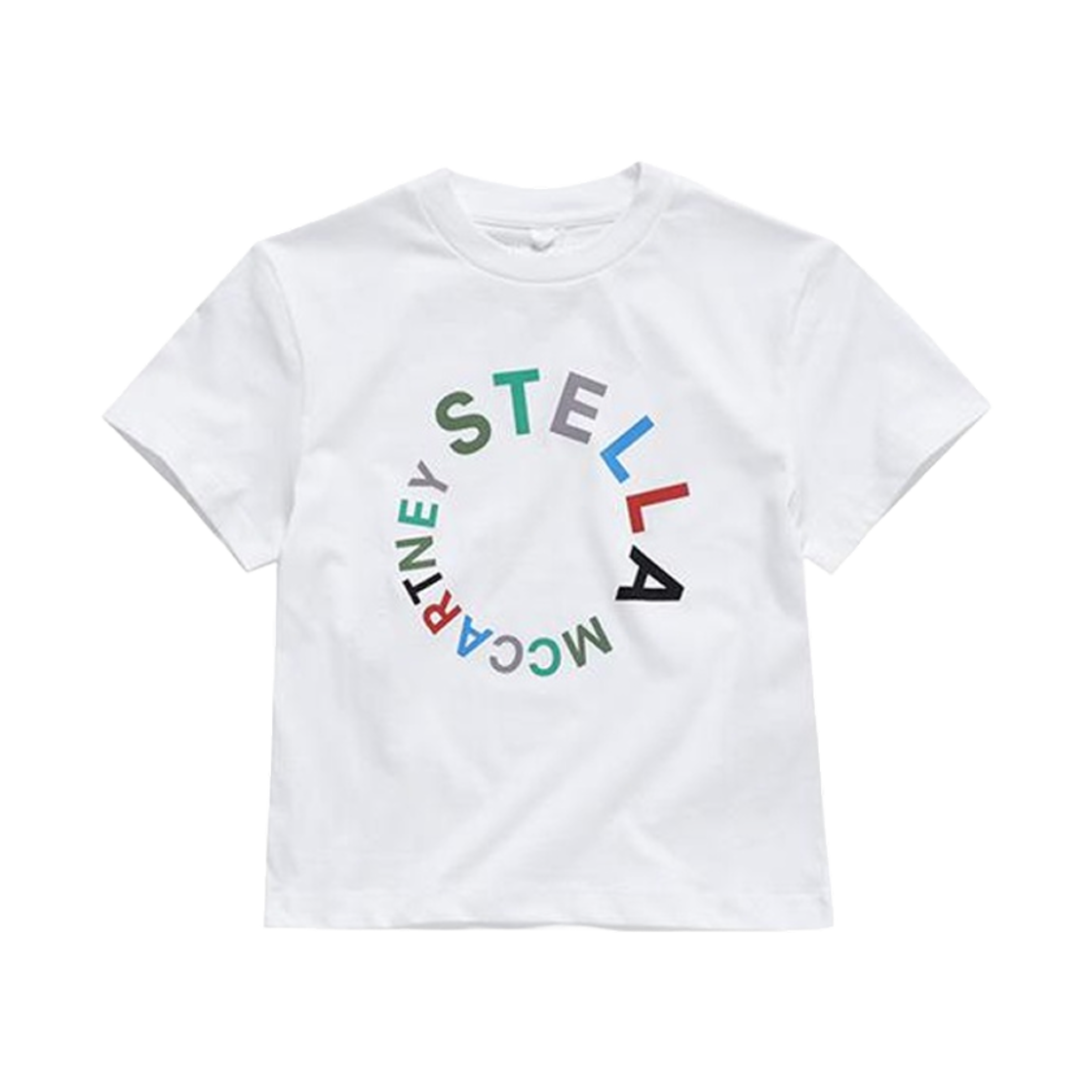 (키즈) 스텔라 맥카트니 로고 프린트 티셔츠 화이트((Kids) Stella McCartney Logo Print T-Shirt White)