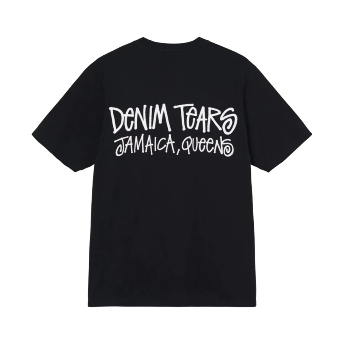 스투시 x 아워레가시 x 데님 티어스 자메이카 티셔츠 블랙(Stussy x Our Legacy x Denim Tears Jamica T-Shirt Black) - 1