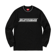 Supreme Bevel L/S Top Black - 18SS