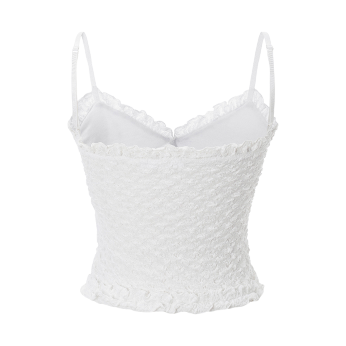 (W) 쓰리타임즈 블루밍 캐미솔 아이보리((W) Threetimes Blooming Camisole Ivory) - 2