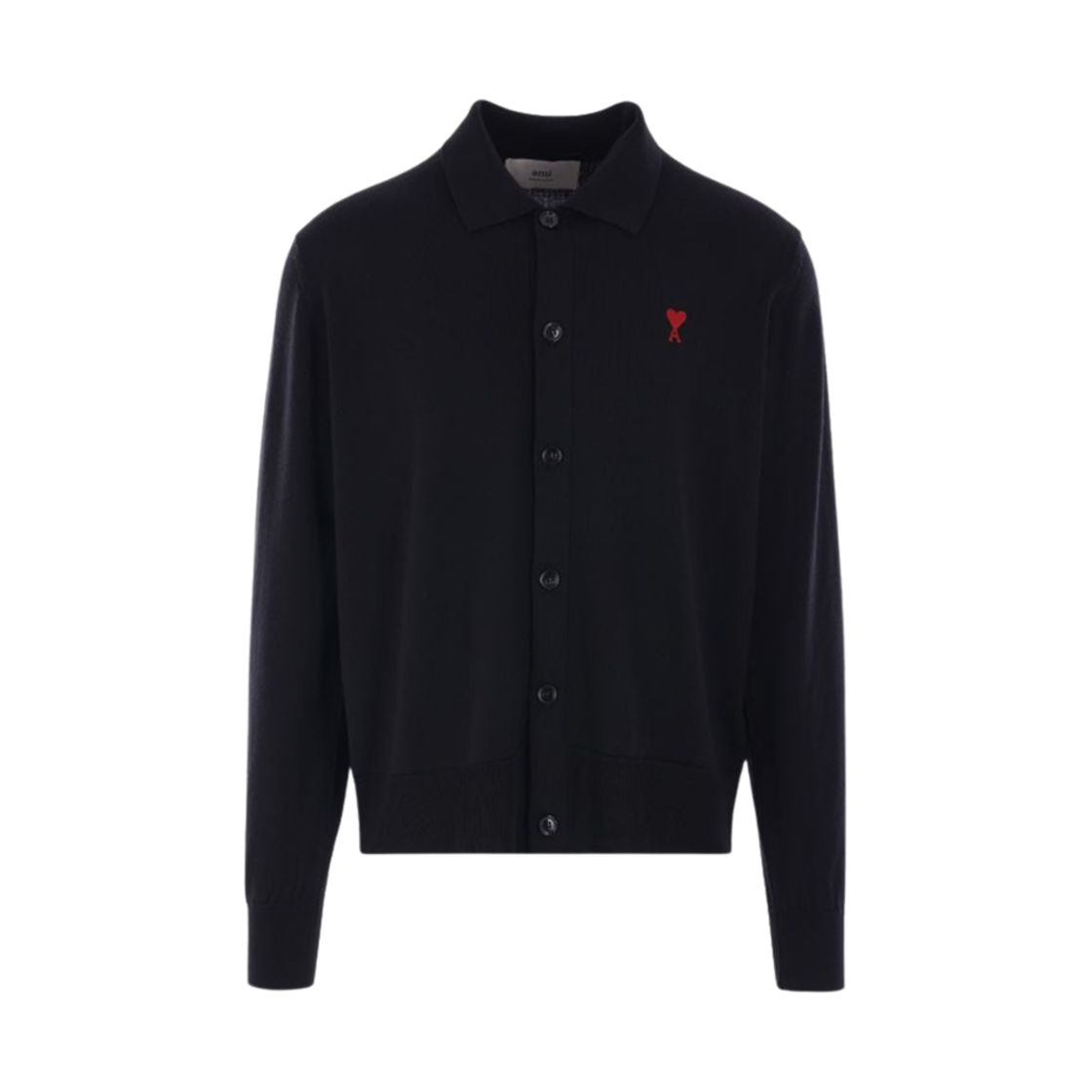 아미 스몰 하트 로고 알렉산드레 마티우시 가디건 블랙(AMI de Coeur Alexandre Mattiussi Cardigan Black)