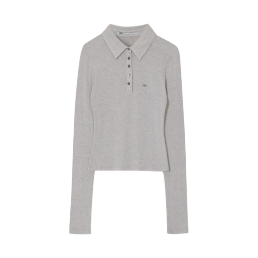 【BOHEMIAN SEOUL】25ss ROUND BUTTON SLEEVE W) 보헤미안 서울 Y 심볼 롱슬리브 가디건 블랙 | Bohemian