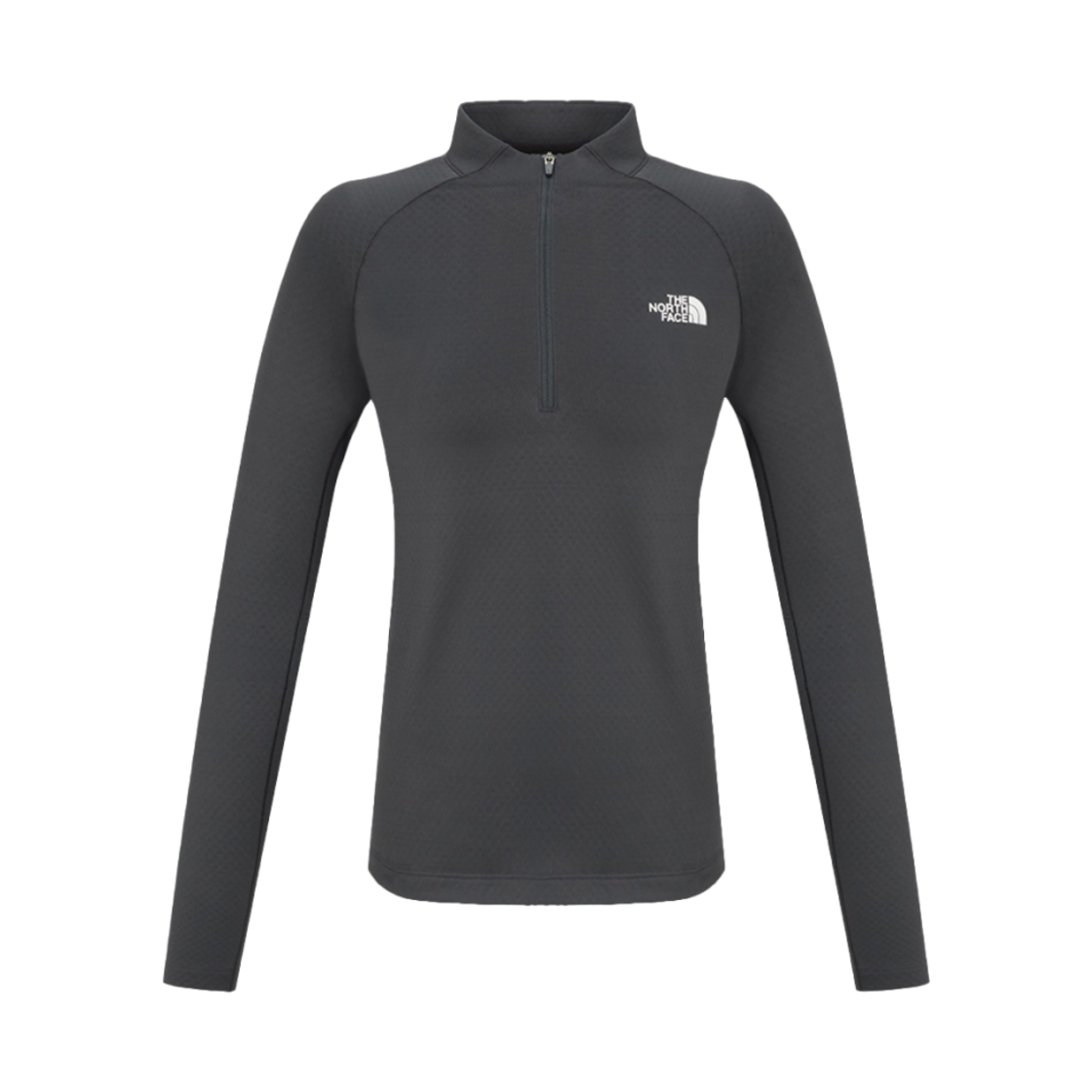 NT7LQ84B (W) The North Face Summit Base L/S Zip T-Shirt Gray