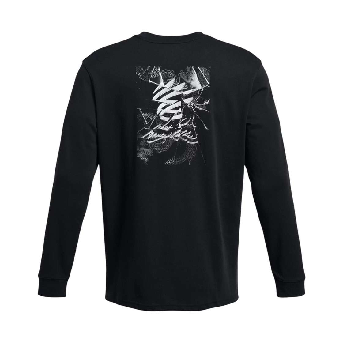 언더아머 x 브루스 리 커리 루나 뉴 이어 퓨처 드래곤 롱슬리브 블랙(Under Armour x Bruce Lee Curry Lunar New Year Future Dragon Long Sleeve Black) - 1