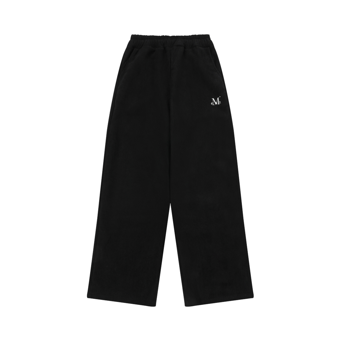 무센트 네스트 코듀로이 와이드팬츠 골덴 골지 블랙(MUCENT Nest Corduroy Pants Black) - 1