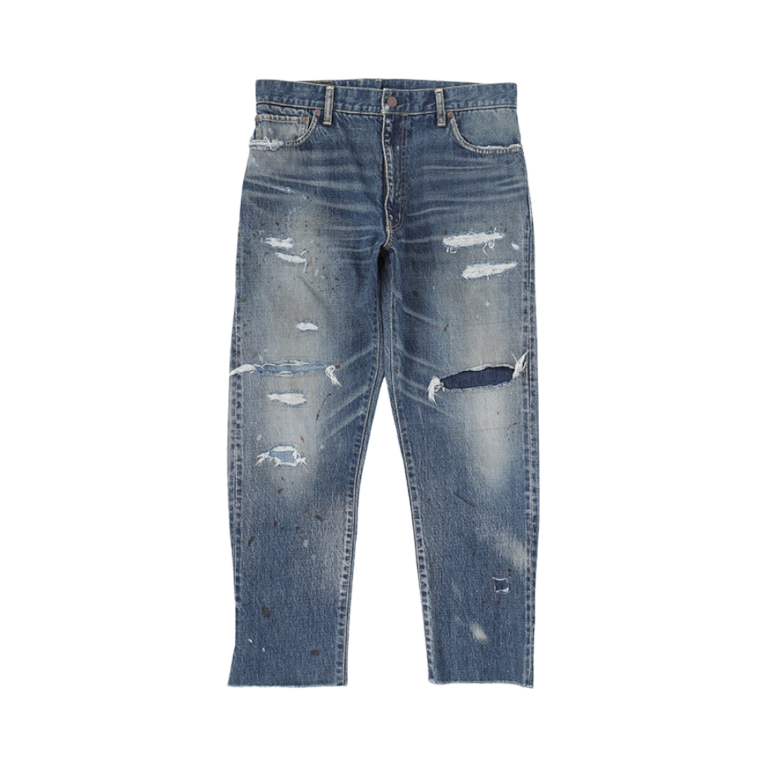 비즈빔 SS 저니맨 택트 크래쉬 팬츠 인디고 - 23SS(Visvim SS Journeyman Tacked Crash Pants Indigo - 23SS)