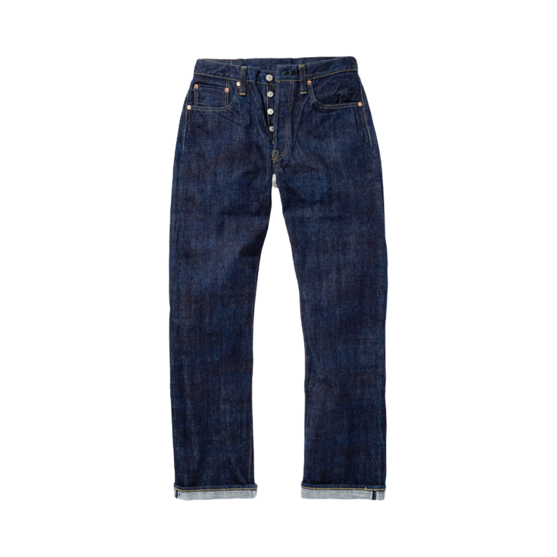 SC40401 Sugar Cane 14 oz. Hawaii Indigo Mixed Right Twill Denim One Wash