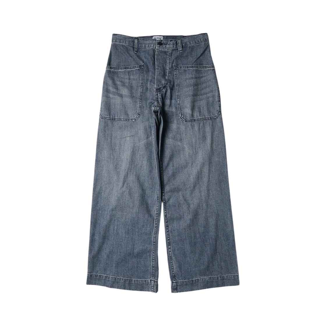 10079IVW Houston Japan USN Denim Sailor Pants Ingido Vintage Wash 10079IVW