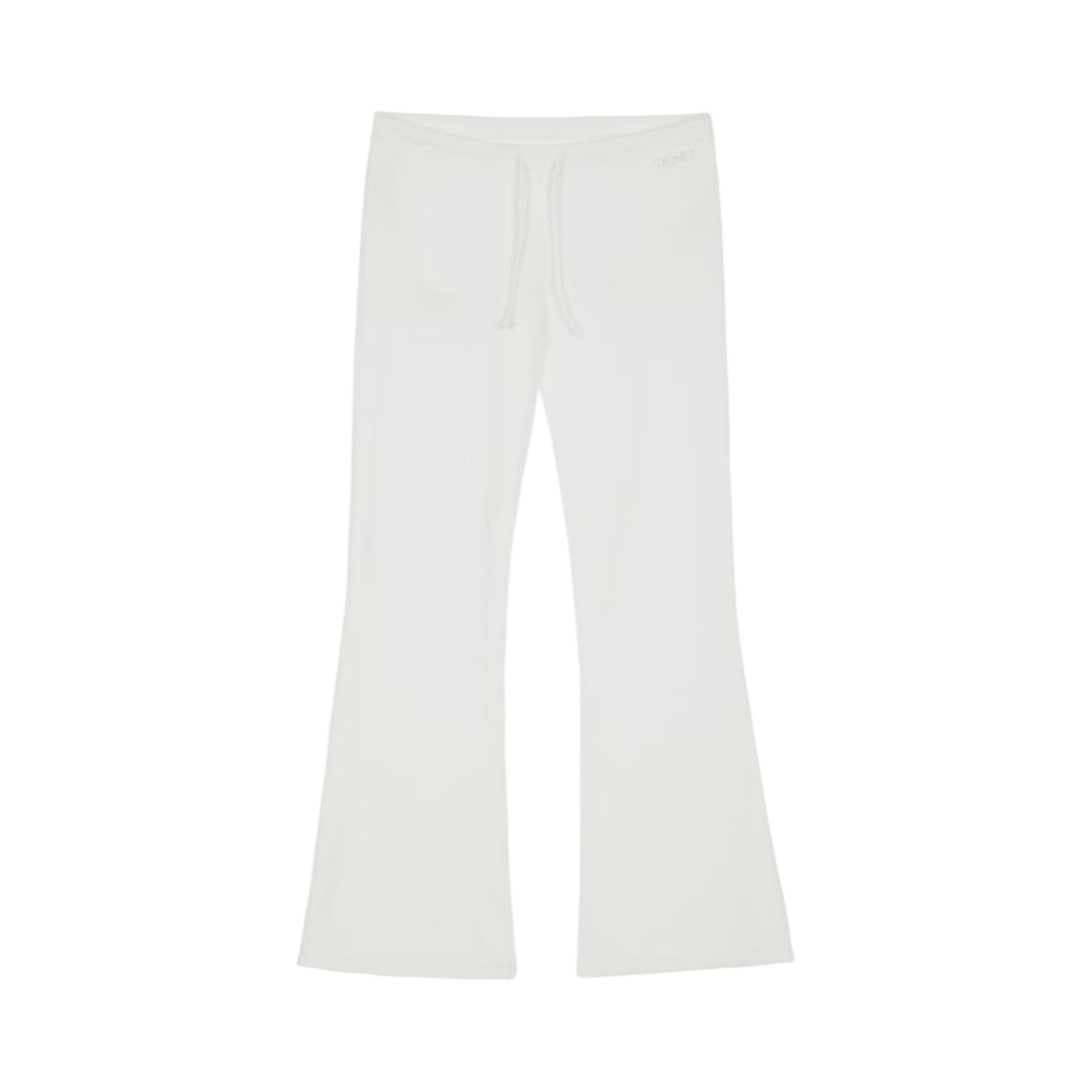 (W) 다이닛 플레어드 레깅스 팬츠 화이트((W) Deinet Flared Leggings Pants in White)