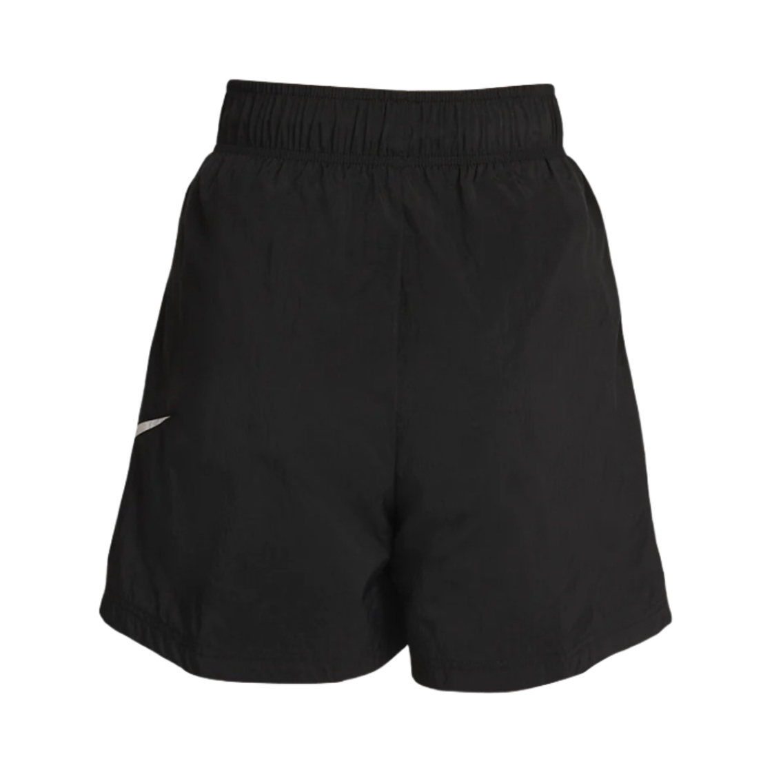 (W) 나이키 NSW 에센셜 하이 라이즈 우븐 쇼츠 블랙 화이트 - US/EU((W) Nike NSW Essential High Rise Woven Shorts Black White - US/EU) - 2
