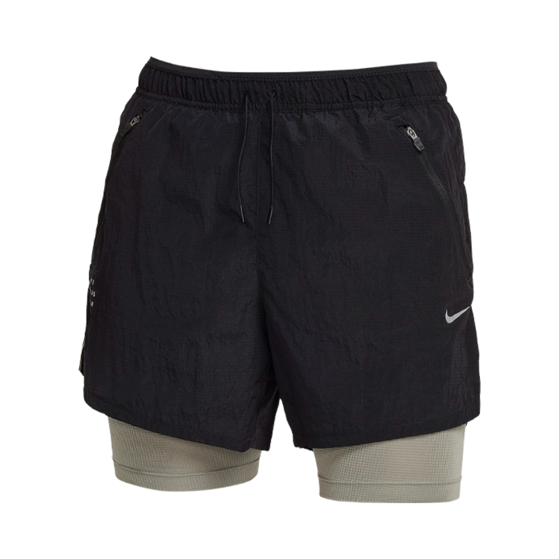 FZ1136-010 Nike Dri-Fit Run Division Stride 5 Inch Water-Resistant 2-In-1 Running Shorts Black - Asia - 대표 이미지 #1