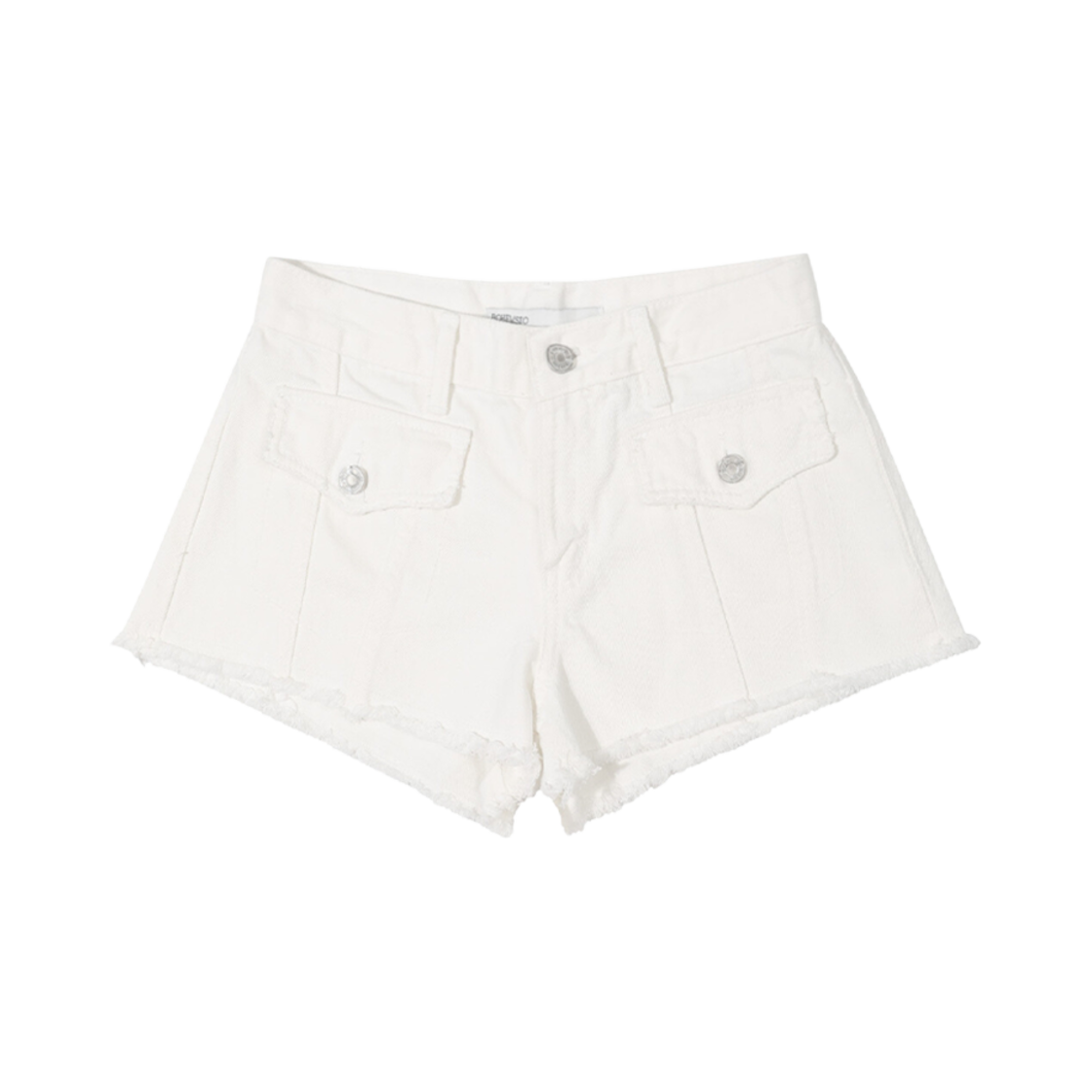 (W) 보헤미안 서울 웨스턴 포켓 쇼츠 화이트((W) Bohemian Seoul Western Pocket Shorts White)