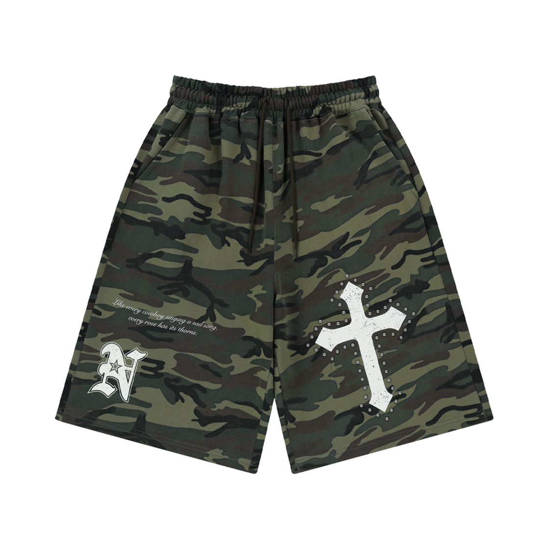 25NNSSBSTF004CA NIIER NOR N Cross Half Pants Camo