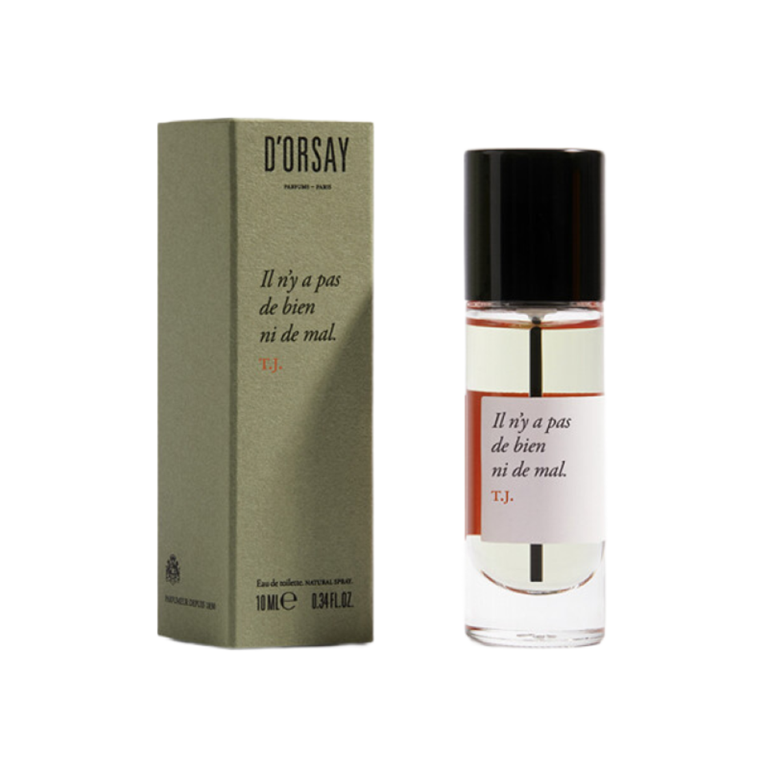 도르세 떼지 오 드 퍼퓸 10ml(D'ORSAY Il N’y a Pas De Bien Ni De Mal T.J. Eau de Parfum 10ml)