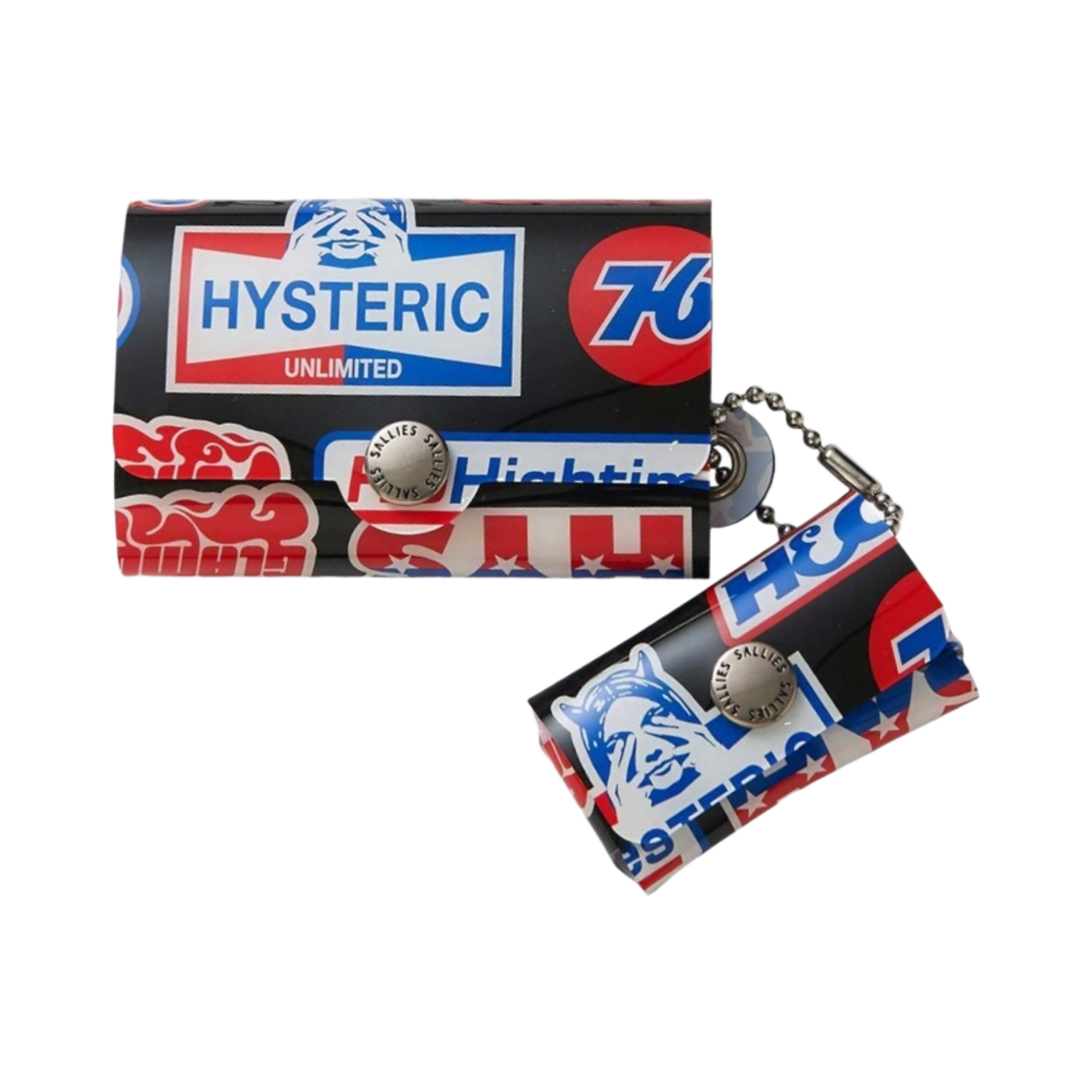 102097-01 Hysteric Glamour x Sallies Pocketpal Hysteric Garage Minimal Wallet Multi
