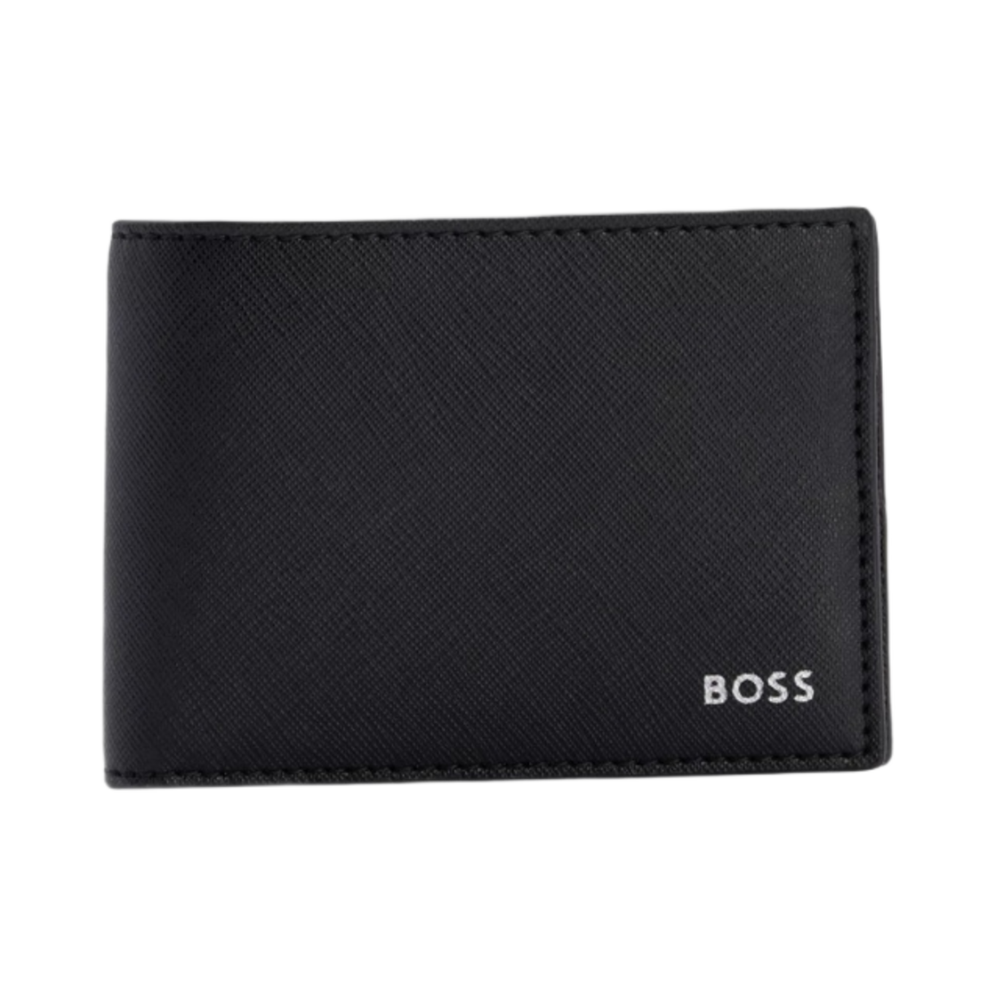 휴고 보스 시그니처 스트라이프 로고 디테일 월렛 블랙(Hugo Boss Wallet with Signature Stripe Logo Detail Black)