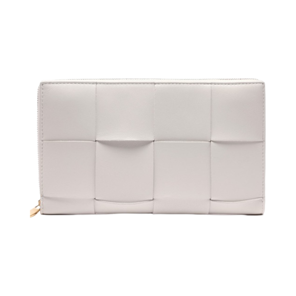 750259VCQC19009 Bottega Veneta Cassette Zip Around Wallet White