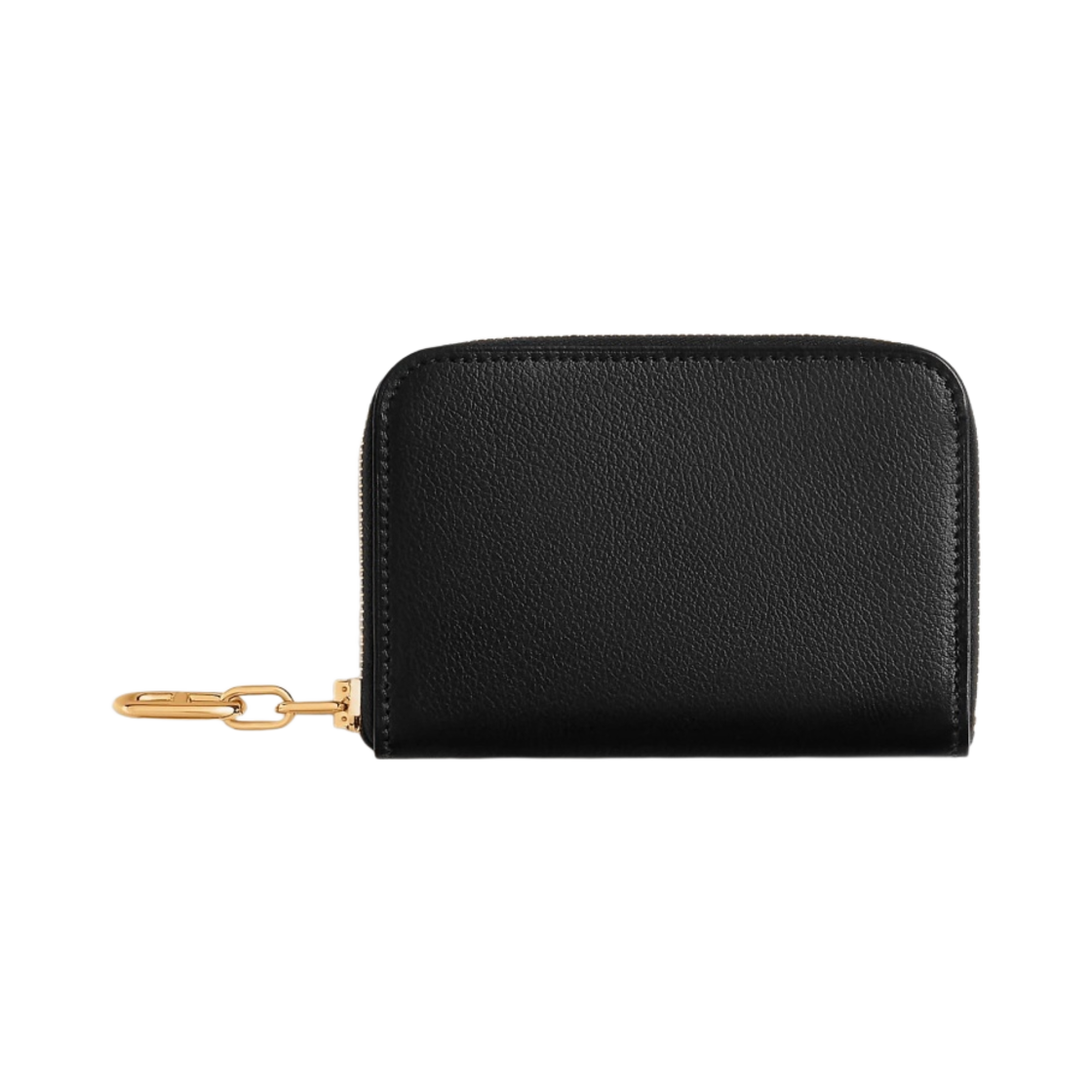 에르메스 지펭고 컴팩트 샹달 카드 홀더 에버그레인 & 골드 하드웨어 누아(Hermes Zipengo Compact Chaine D'Ancre Card Holder Evergrain & Gold Noir) - 1