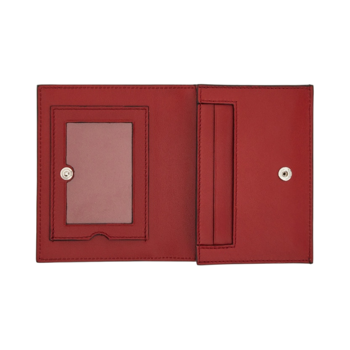 페라가모 간치니 카드 홀더 블랙 페라가모 레드(Ferragamo Gancini Credit Card Holder Black Ferragamo Red) - 2