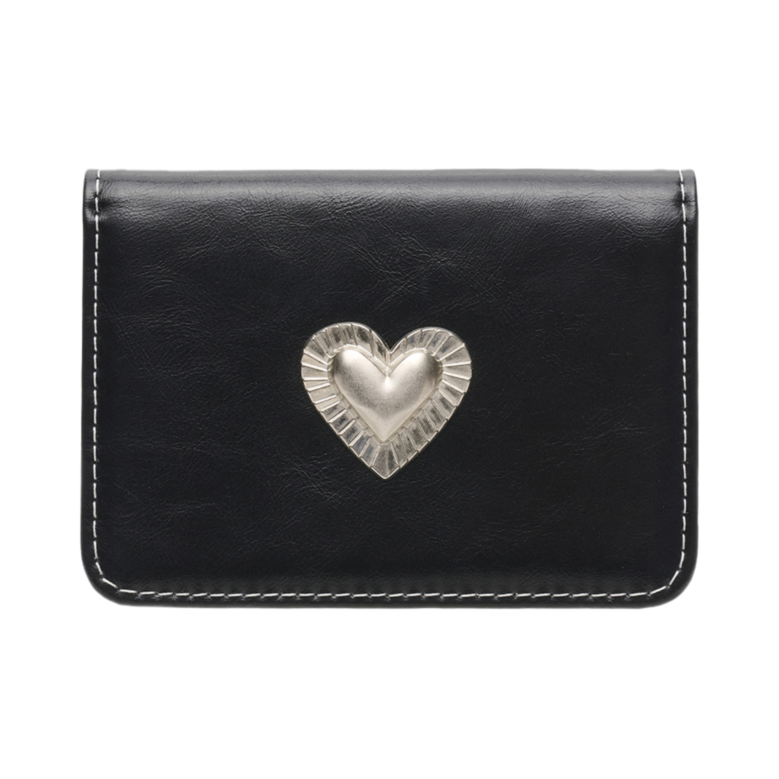 르마스크 파이 하트 포토 슬롯 카드지갑 블랙(Le Masque Pie Heart Photo Slot Card Card Wallet Black)