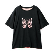 Needles S/S Reversible Cotton Jersey T-shirt Charcoal