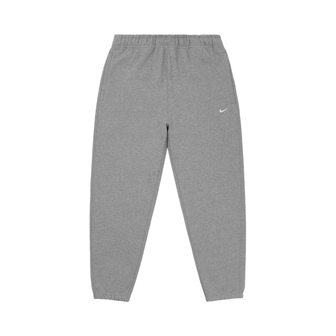 나이키 NRG 솔로 스우시 플리스 팬츠 다크 그레이 헤더 - 아시아(Nike NRG Solo Swoosh Fleece Pants Dark Grey Heather - Asia)