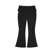 OJOS Detachable Layered Pocket Pants Black
