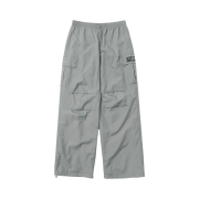 HDEX Pintuck Wide Cargo Pants Gray