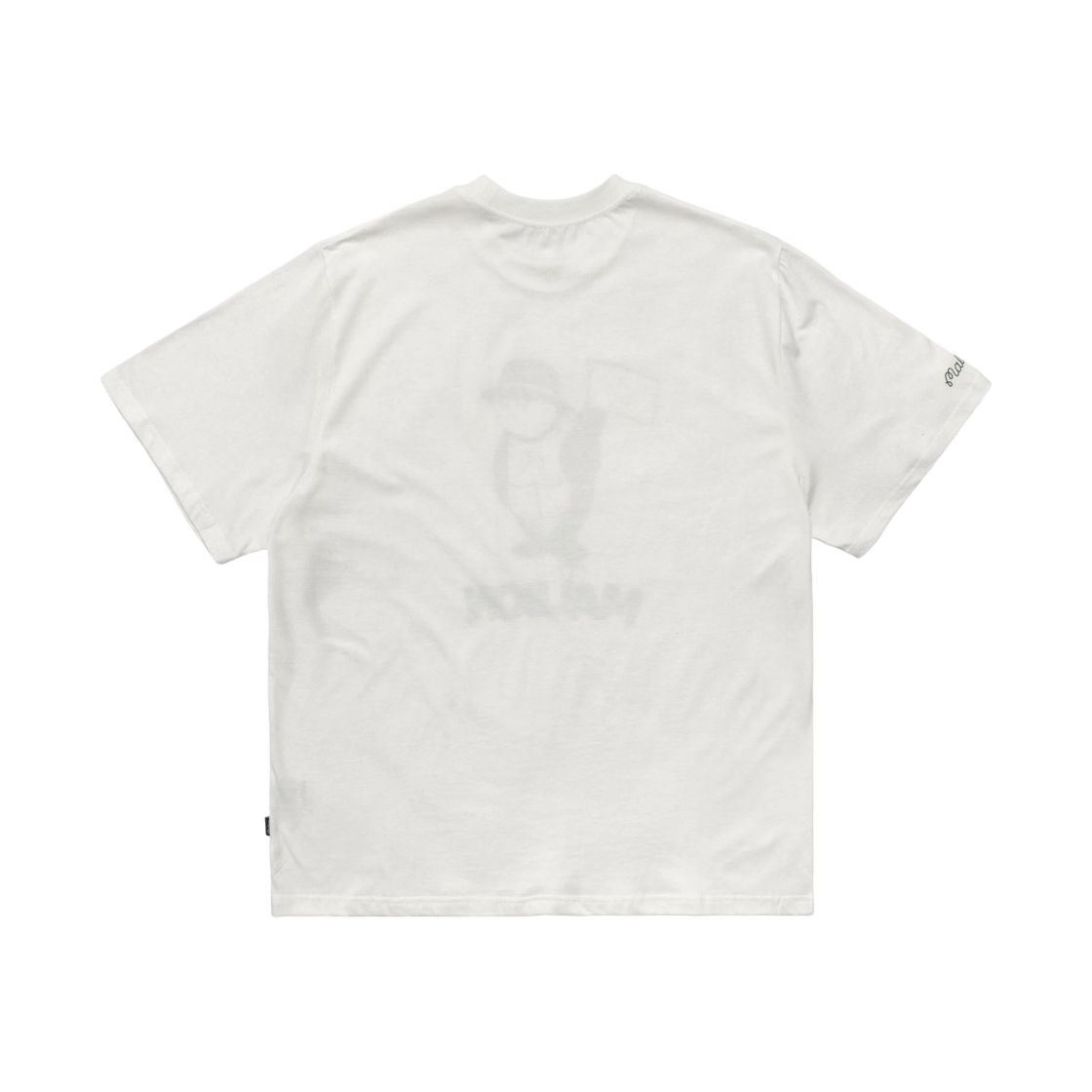 말본 골프 캐디 베어 티셔츠 본(Malbon Golf Caddy Bear T-Shirt Bone) - 2