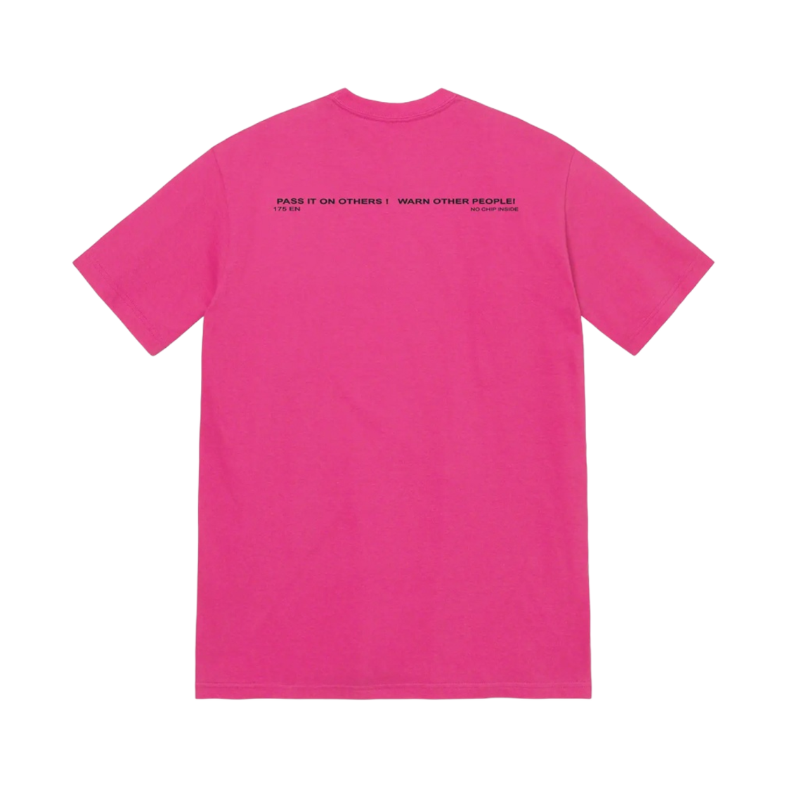 슈프림 워닝 티셔츠 마젠타 - 22FW(Supreme Warning T-Shirt Magenta - 22FW) - 2