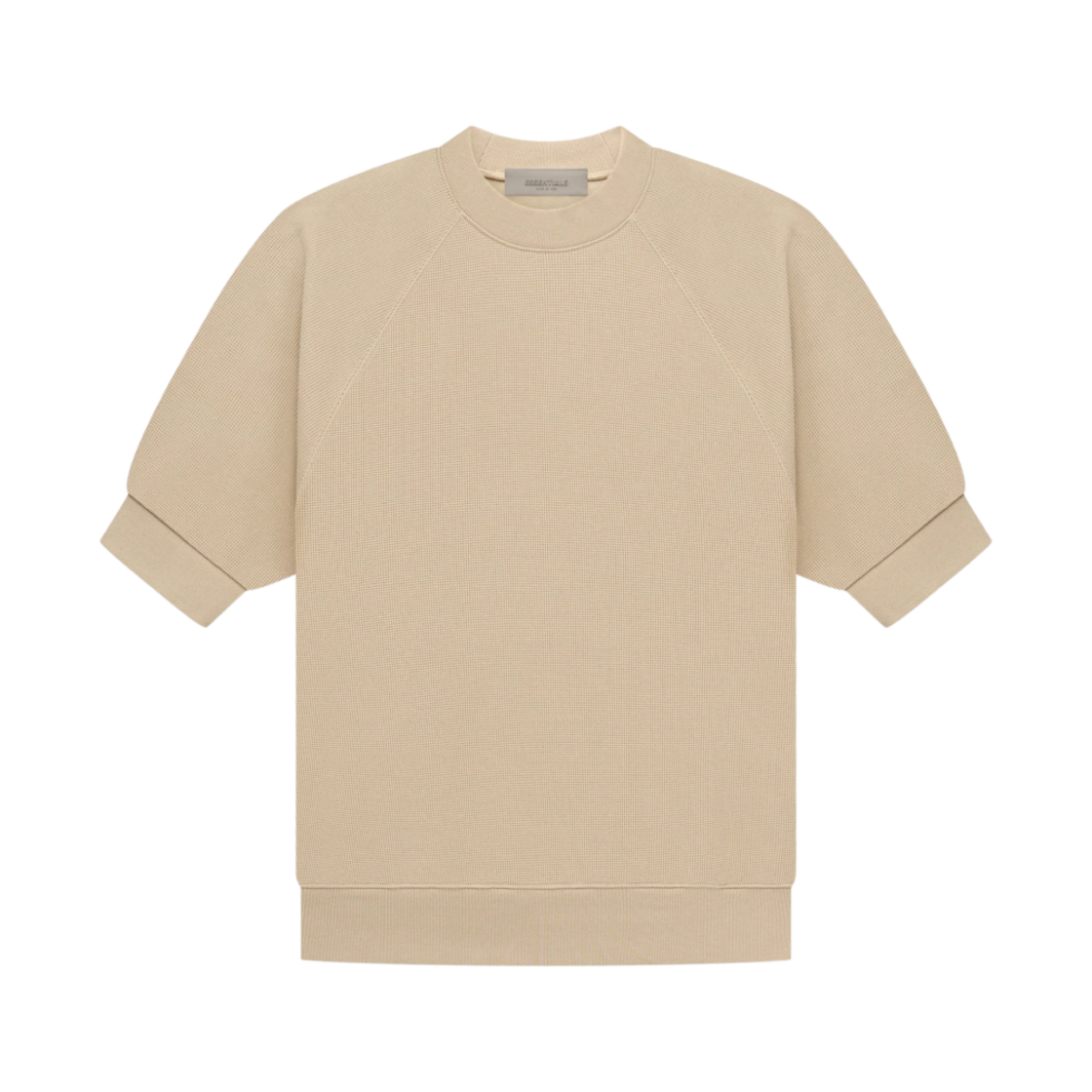 에센셜 숏슬리브 와플 스웨트셔츠 샌드 - 23SS(Essentials SS Waffle Sweatshirt Sand - 23SS) - 1