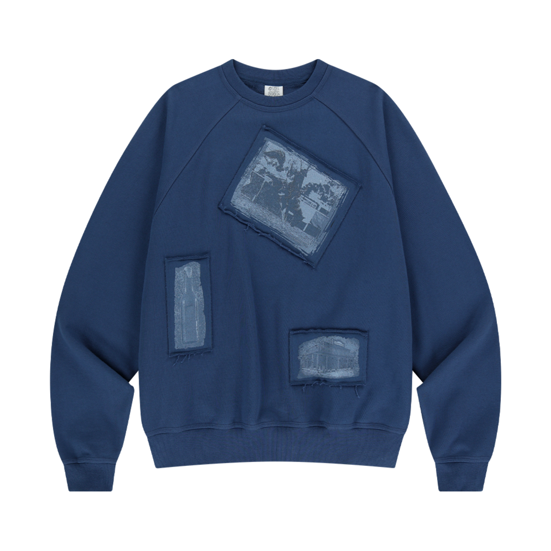 더바이닐하우스 로데오 포토 스웨트셔츠 딥블루(Thevinylhouse Rodeo Photo Sweatshirt Deep Blue)