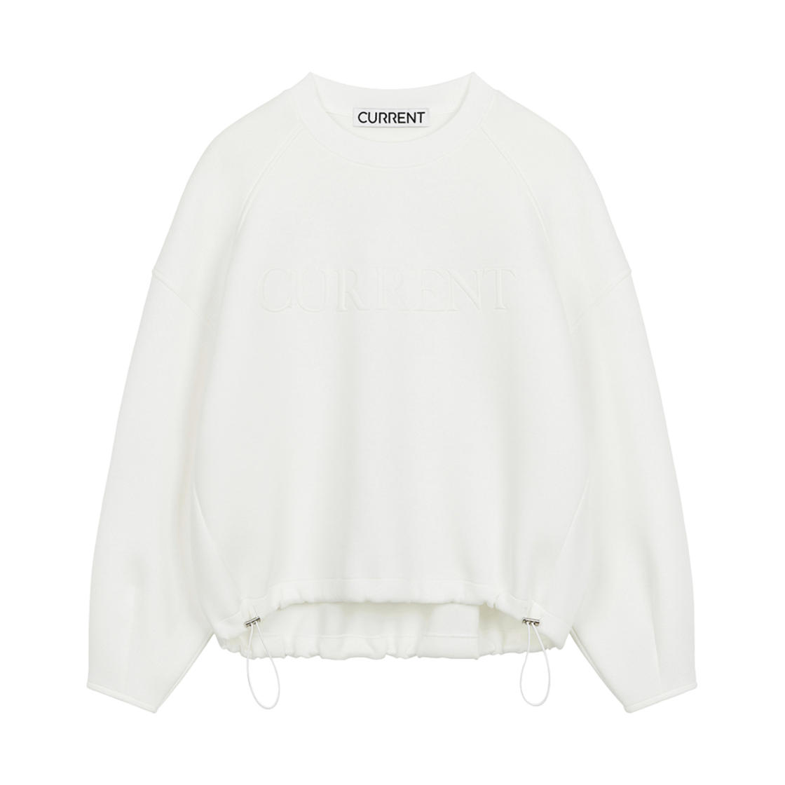 CMSFCTLW05EWHA Current Neoplan Logo Embossed Sweatshirt Ivory