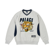Palace Tora Tora Crew Grey Marl - 25SS